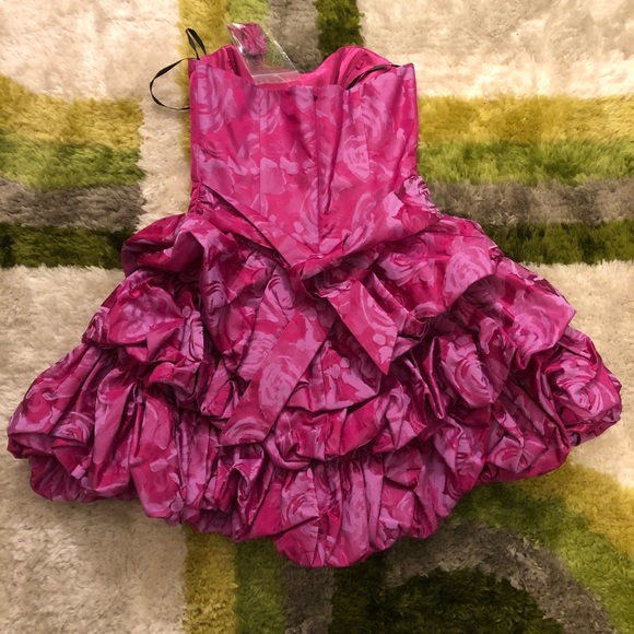 🌟Betsey Johnson Hot Pink Floral Dress - Picture 6 of 6